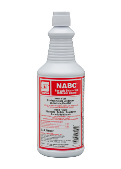NABC® Non-Acid Disinfectant Bathroom Cleaner (Canada) (332003C)